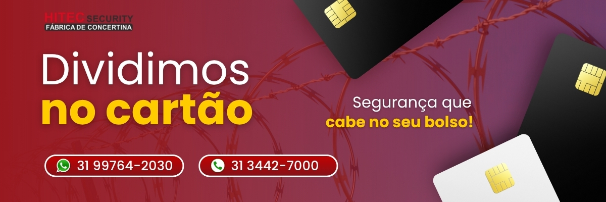 Concertina Dupla/Clipada, Rede Laminada, Lança Perfurante para segurança perimetral.